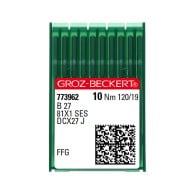 GROZ BECKERT light ballpoint needles industrial overlock B27 FFG SES size 120/19